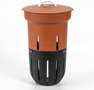 Wormencomposteerder voor direct in de grond Terracotta kleur