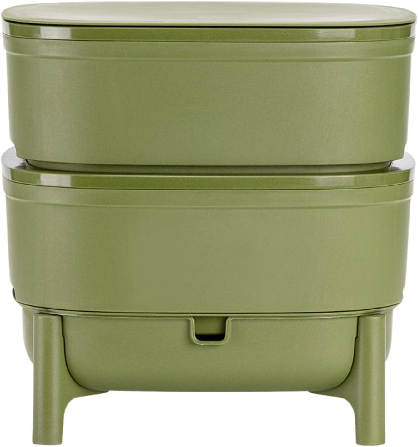 Plastia Wormenhotel 30L - 100% Gerecycled kunststof - Wormenbak - Compostbak groen