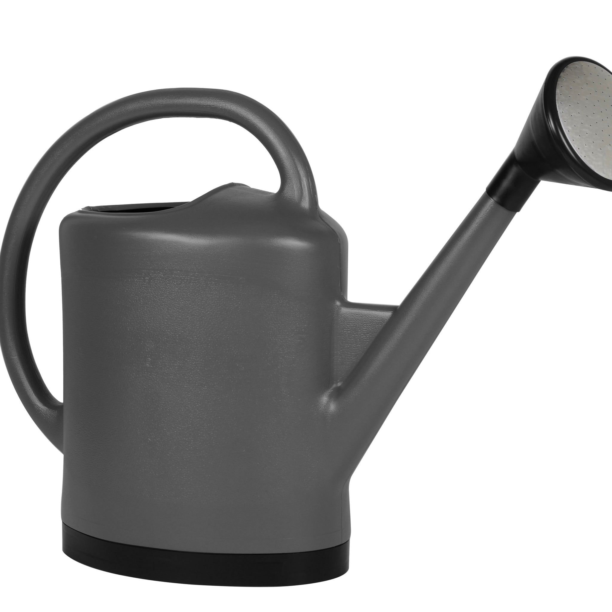 EDA - ovale gieter - EXTRA STONG- 13 liter - incl. sproeikop met metalen plaat - Grijs