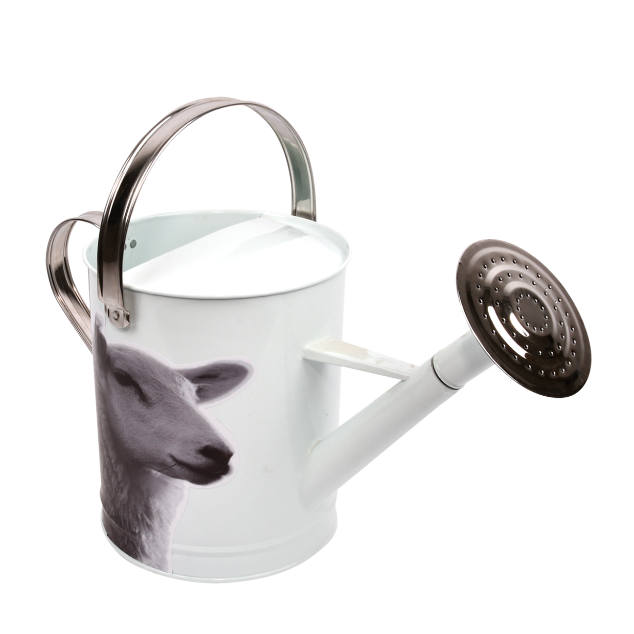 Esschert Design Gieter Schaap 5 Liter 44,5 X 25 Cm Zink Wit